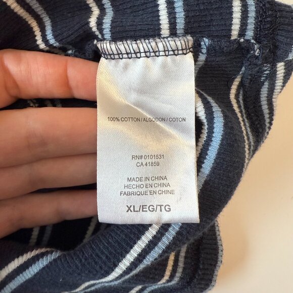 Care Bears‎ Y2K Junior's Cropped Grumpy Bear Striped Shirt Size XL - Picture 9 of 10